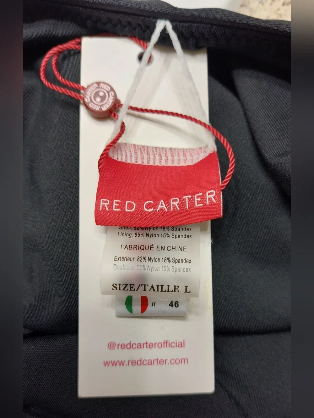 Red Carter- Swumsuit. Sz. Lg.